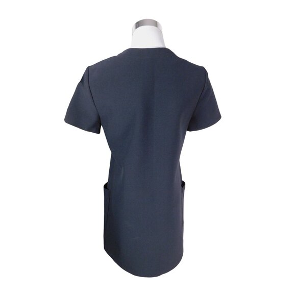 Kendall + Kylie Black Short-Sleeve Lace-Up Front Dress With Pockets M - Picture 2 of 9